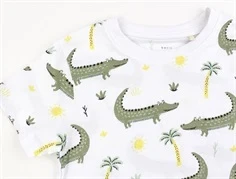 Name It bright white crocodiles t-shirt